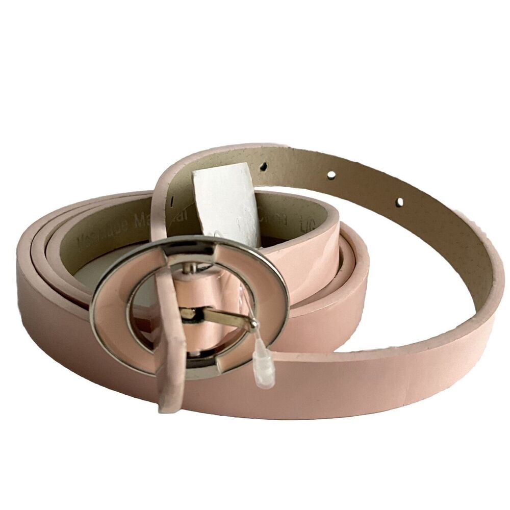 Aimee Lynn Thin Oval Belt Pink L